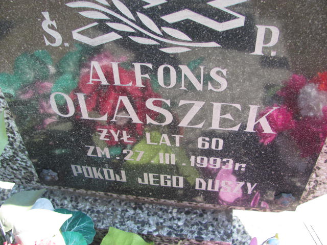 Alfons Olaszek 1933 Konin Łężyn - Grobonet - Wyszukiwarka osób pochowanych