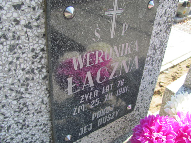 Weronika Łączna 1905 Konin Łężyn - Grobonet - Wyszukiwarka osób pochowanych