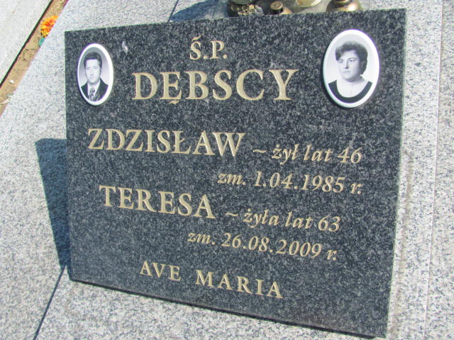 Teresa Dębska 1946 Konin Łężyn - Grobonet - Wyszukiwarka osób pochowanych