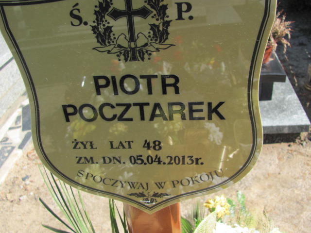 Piotr Pocztarek 1965 Konin Łężyn - Grobonet - Wyszukiwarka osób pochowanych