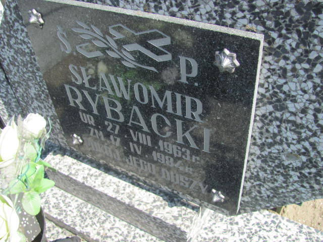 Sławomir Rybacki 1963 Konin Łężyn - Grobonet - Wyszukiwarka osób pochowanych