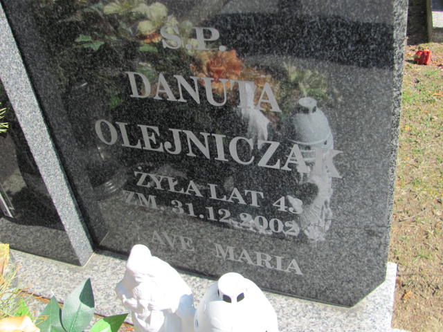 Danuta Olejniczak 1959 Konin Łężyn - Grobonet - Wyszukiwarka osób pochowanych