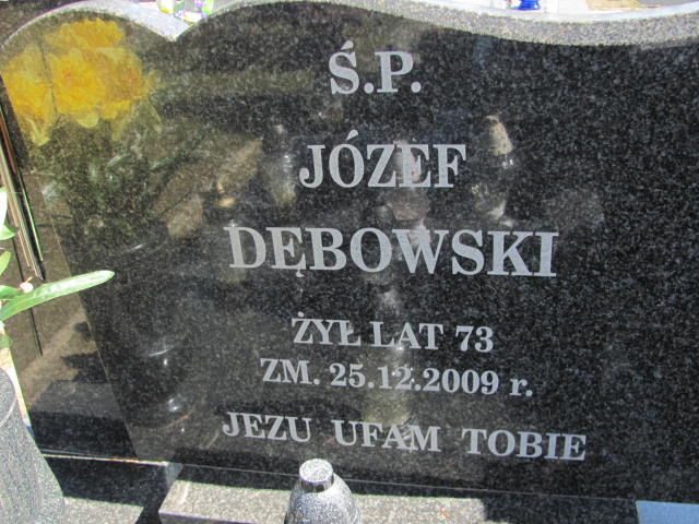 Józef Dębowski 1936 Konin Łężyn - Grobonet - Wyszukiwarka osób pochowanych