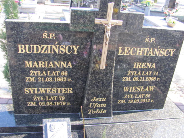 Marianna Budzińska 1896 Konin Łężyn - Grobonet - Wyszukiwarka osób pochowanych