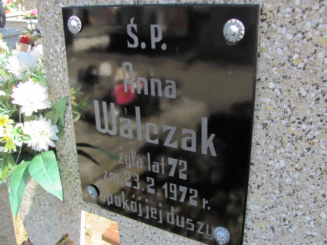 Anna Walczak 1899 Konin Łężyn - Grobonet - Wyszukiwarka osób pochowanych