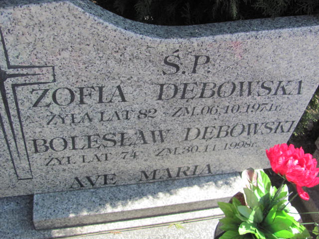 Bolesław Dębowski 1924 Konin Łężyn - Grobonet - Wyszukiwarka osób pochowanych