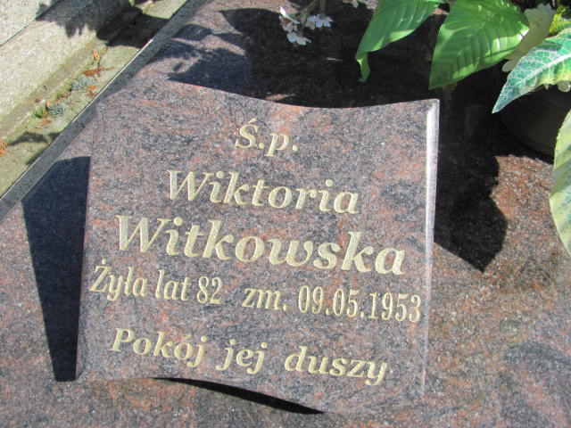 Wiktoria Witkowska Konin Łężyn - Grobonet - Wyszukiwarka osób pochowanych