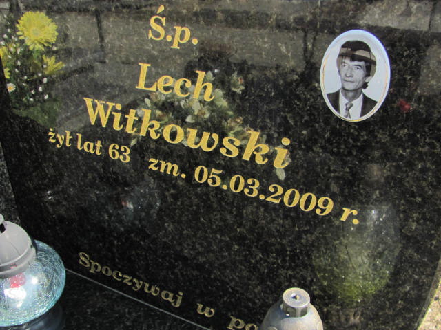 Lech Witkowski 1946 Konin Łężyn - Grobonet - Wyszukiwarka osób pochowanych