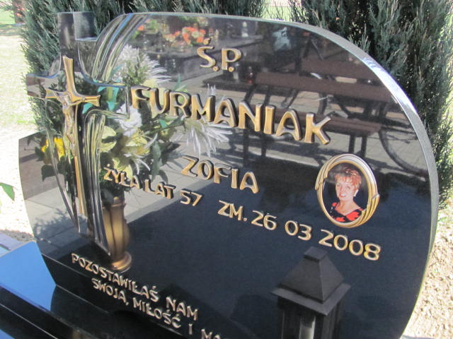 Zofia Furmaniak 1951 Konin Łężyn - Grobonet - Wyszukiwarka osób pochowanych
